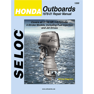 Seloc Service Manual Honda Outboards - All Engines - 1978-01