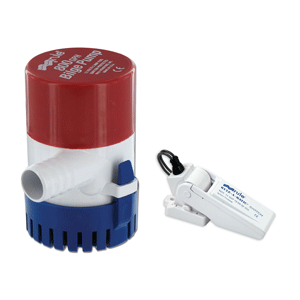 Rule 800 GPH Round Non-Automatic Bilge Pump w/Rule-A-Matic Float Switch - 12V