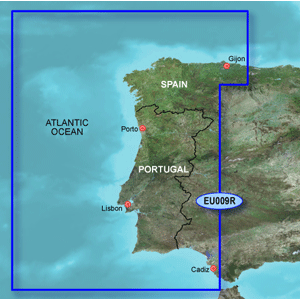 Garmin Bluechart G2 - HEU009R - Portugal & Northwest Spain - Data Card