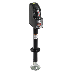 Bulldog 4000 lbs. A-Frame Jack w/12V Powered Drive, Built-In Level & Corrision-Resistant Surfaces - Black Cover