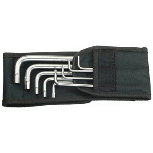Wera Stainless Steel Imperial Hex Key Set w/Belt Pouch - 9 Pieces
