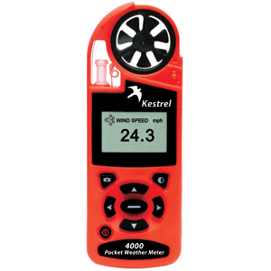 Kestrel 4000 Pocket Weather Meter w/Bluetooth - Orange