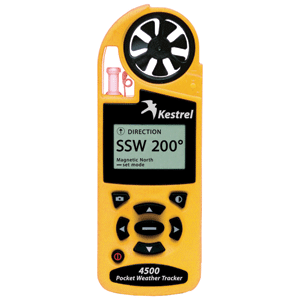 Kestrel 4500 Pocket Weather Meter w/Bluetooth - Yellow