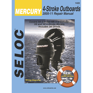Seloc Service Manual Mercury & Mariner All 4-Stroke Engines - 2005-2011