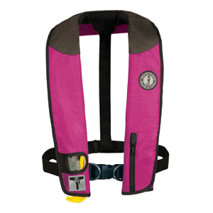 Mustang Deluxe Adult Inflatable - Manual w/Harness - Universal - Pink/Black/Carbon