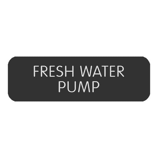 Blue SeaLarge Format Label - "Fresh Water Pump" [8063-0200]