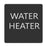 Blue Sea 6520-0438 Square Format Water Heater Label [6520-0438]
