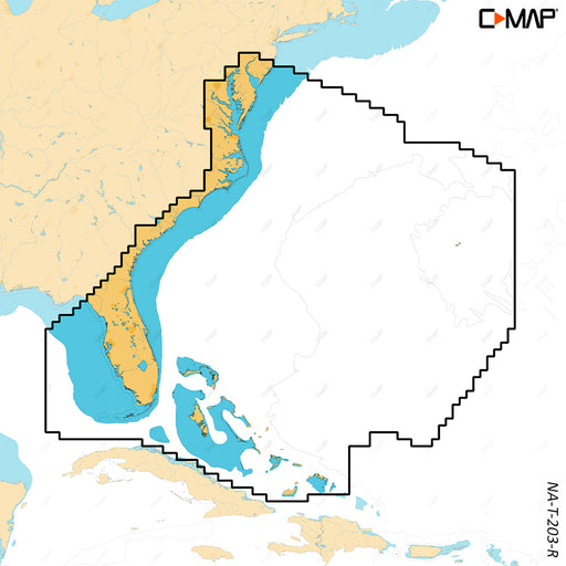C-MAP REVEAL X - Chesapeake Bay to the Bahamas [M-NA-T-203-R-MS]