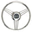 Uflex V27 13.8" Steering Wheel - Stainless Steel Grip  Spokes [V27]