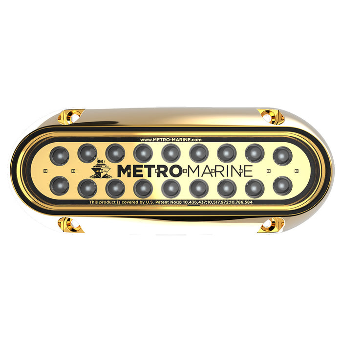 Metro Marine High-Output Elongated Underwater Light w/Intelligent Monochromatic LEDs - Green, 90 Beam [F-BME1-H-G3-90]