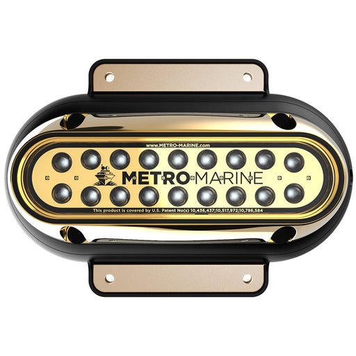 Metro Marine High-Output Elongated Surface Mount Light w/Intelligent Monochromatic LEDs - Green, 90 Beam [F-SME1-H-G3-90]