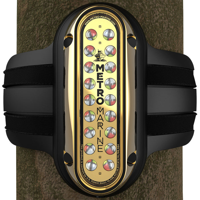 Metro Marine HighOutput Vertical Piling Mount Light wIntelligent Full Spectrum LEDs  RGBW 45 Beam FPME1VFS45