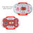 Lunasea Child/Pet Safety Water Activated Strobe Light - Red Case, Blue Attention Light [LLB-63RB-E0-01]