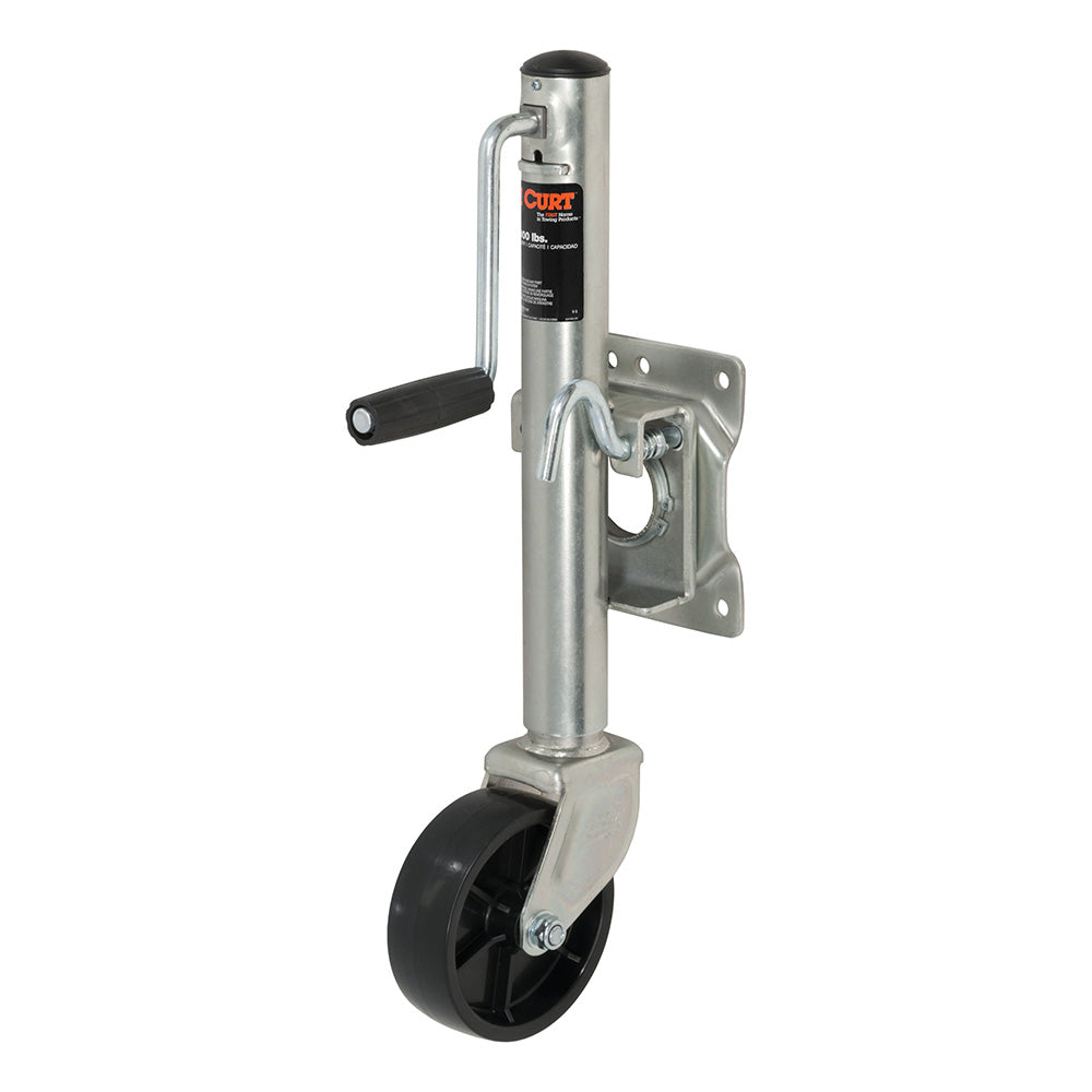 CURT Marine Jack w/6" Wheel - 1,000 lbs - 10" Travel [28100]