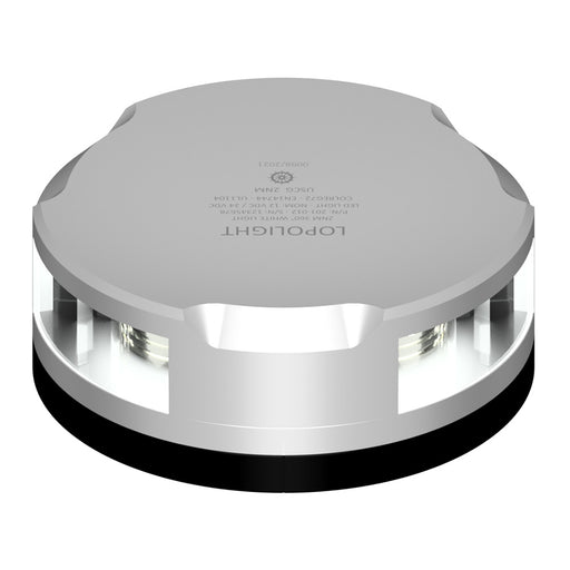 Lopolight Masthead360Degree Light  2NM  Silver Housing wFB Base 201020FB