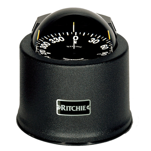 Ritchie SP5B GlobeMaster Compass  Pedestal Mount  Black  5 Degree Card 12V SP5B