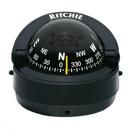 Ritchie S53 Explorer Compass  Surface Mount  Black S53