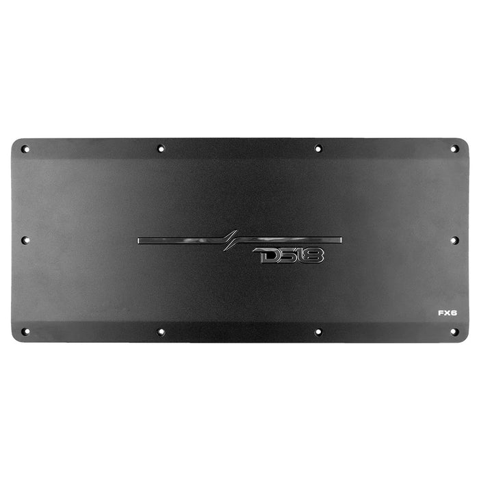 DS18 FlushSurface Mount 6Channel Class D Amplifier wAcrylic Cover  6x180W RMS  4 Ohm FX6