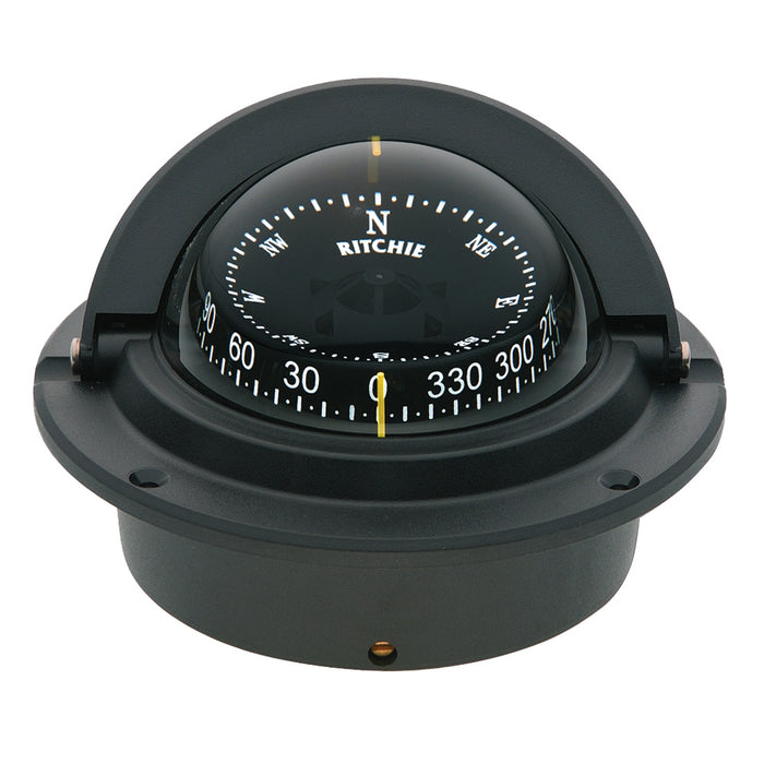 Ritchie F83 Voyager Compass  Flush Mount  Black F83
