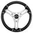 Schmitt Marine Torcello 14" Wheel - 04 Series - Polyurethane Wheel w/Chrome Trim  Cap - Brushed Spokes - 3/4" Tapered Shaft [PU043144-12R]