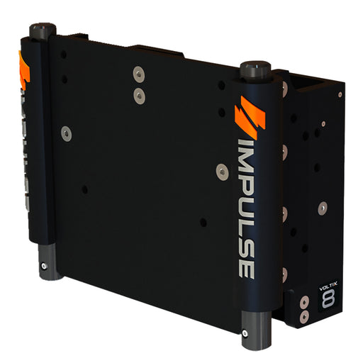 IMPULSE XL 8" Set Back Electric Jack Plate w/Standard Control - Black Anodize [75063-B]
