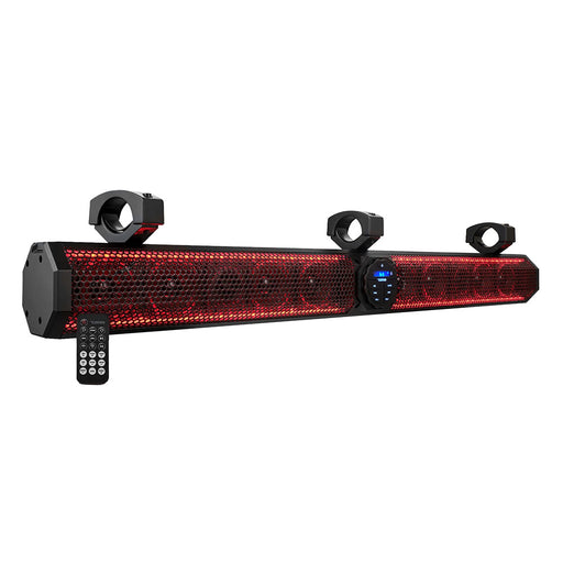DS18 37 Marine Amplified Sound Bar wBluetooth 1200W w10 Speaker System  RGB LED SB37BTXRGB