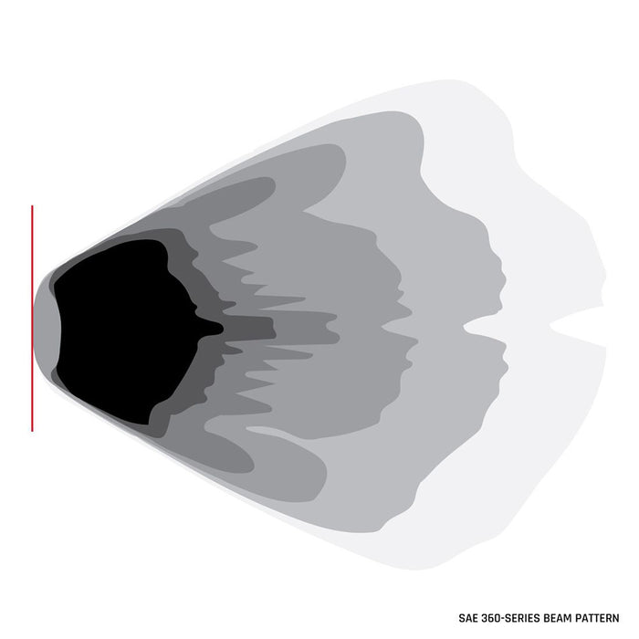 RIGID Industries 360Series 4 LED SAE Fog Beam  YellowWhite  Set of 2 36122