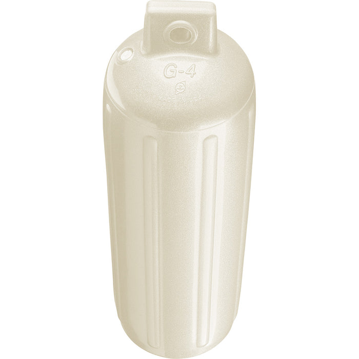 Polyform G4 Twin Eye Fender 65 x 22  Metallic White G4 METALLIC WHITE