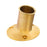 Whitecap Top Mount Flag Pole Socket  1 ID  Polished Brass S5002BC