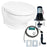 Thetford Nano Eco Compact Toilet Raw Water Kit wInlet Pump  12V TNANO12PWENARWKIT