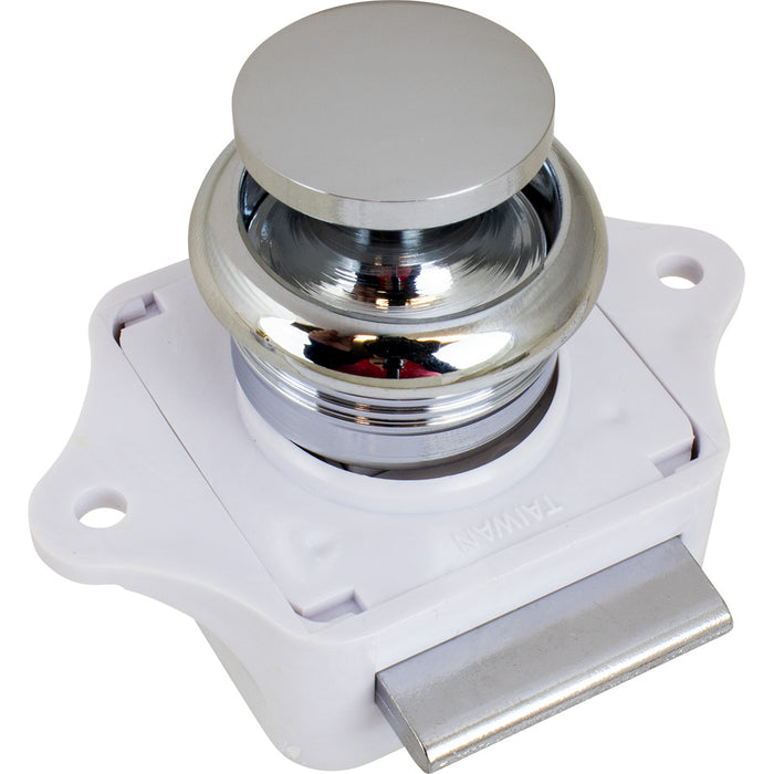 SeaDog Push Button Rim Latch  Chrome Plated Brass 2243001