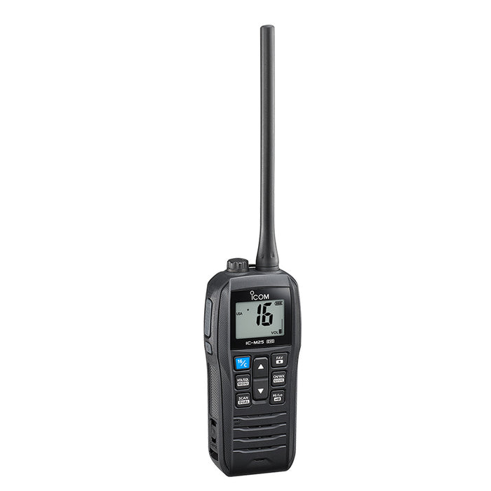 Icom M25 EVO Handheld VHF Radio  Black M25 EVO BLACK 61