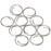 Barton Stainless Steel Large Split Rings  14mm  10Pack 60191