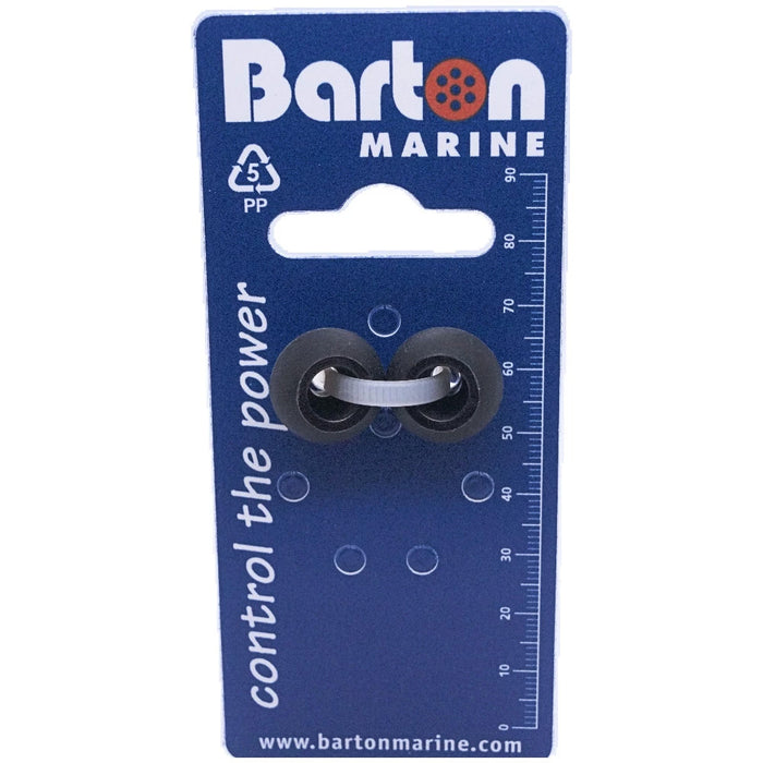 Barton 4mm Rope Stoppers  Black  Pair 42812