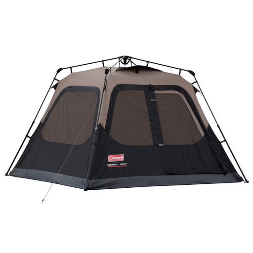 Coleman 4Person Cabin Camping Tent wInstant Setup  Black 2206916