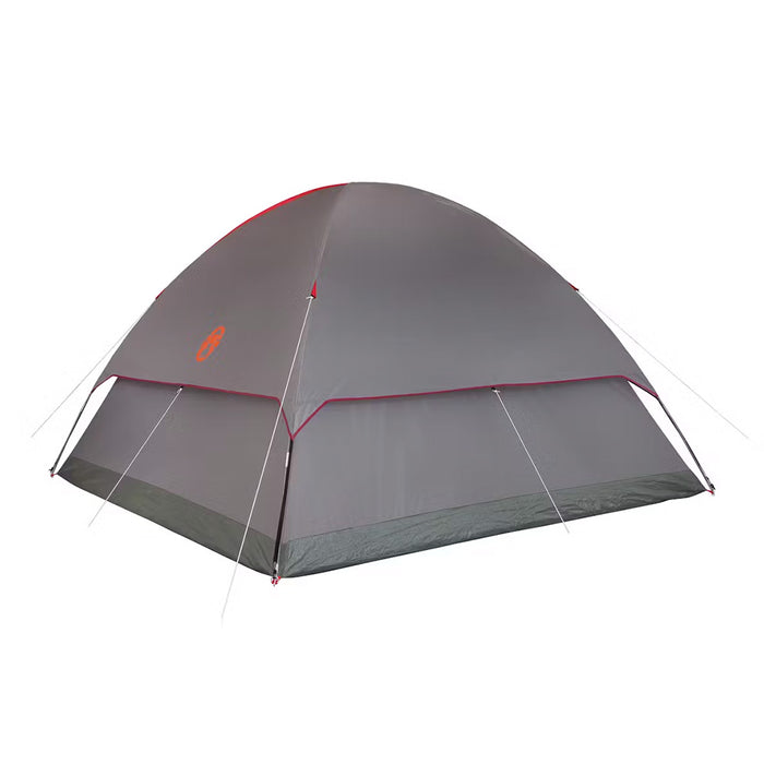 Coleman 6Person Flatwoods II Lightweight Dome Camping Tent  Red 2207385