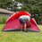 Coleman 6Person Flatwoods II Lightweight Dome Camping Tent  Red 2207385