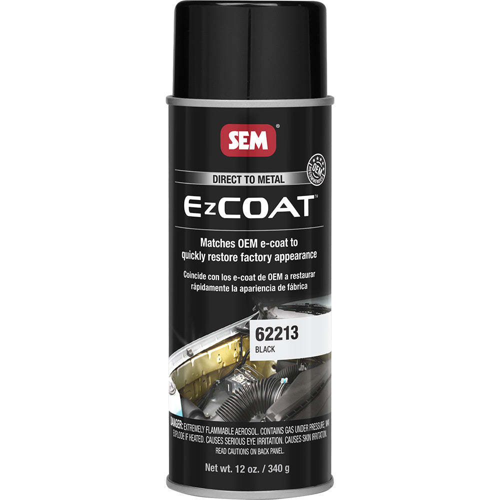 SEM Ez Coat  16oz Aerosol Can  Black 62213