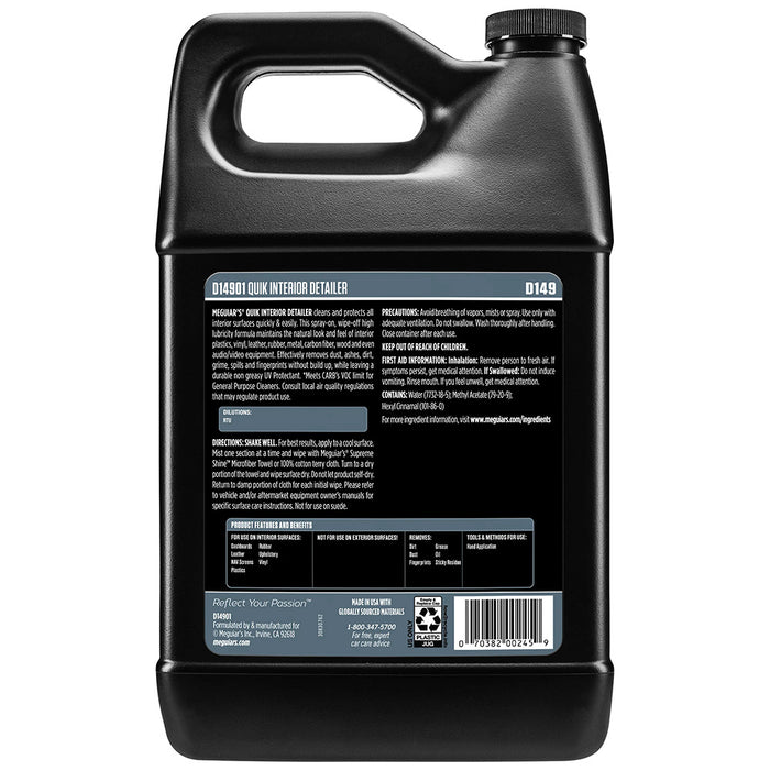 Meguiars Quik Interior Detailer  1 Gallon D14901