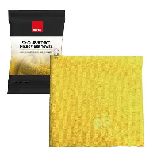 RUPES DA System Microfiber Towel 16x16  Yellow 9BF9060