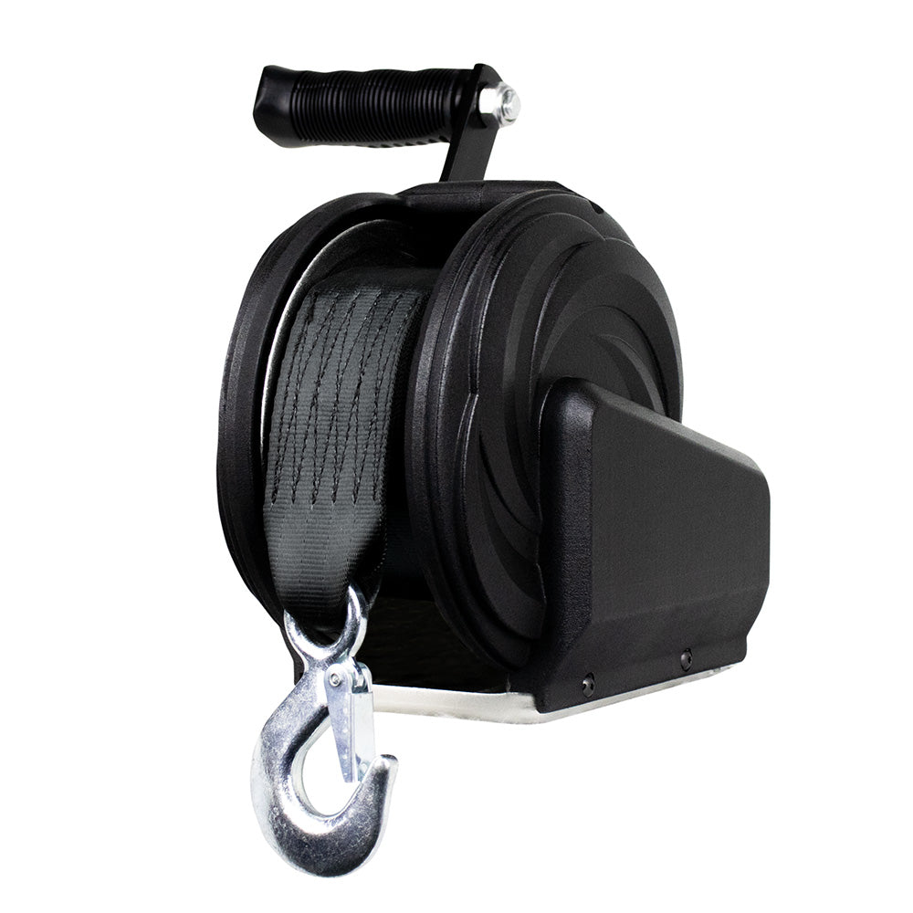 Powerwinch Select Series Winch 1600lb 6 Crank Arm  Carbon Black 21400W16006BR