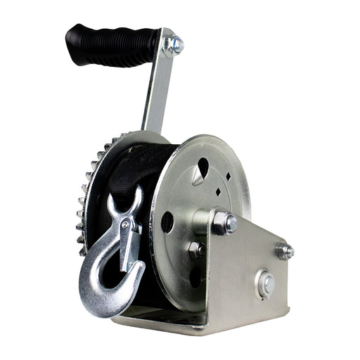 Powerwinch Utility Series Winch 800lb 6 Crank Arm  Zinc 21500W08006ZR