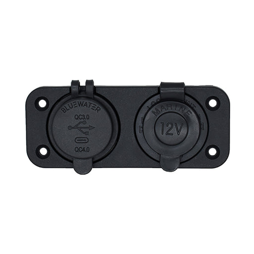 Bluewater Round Dual USBUSBC Charger 30004001A