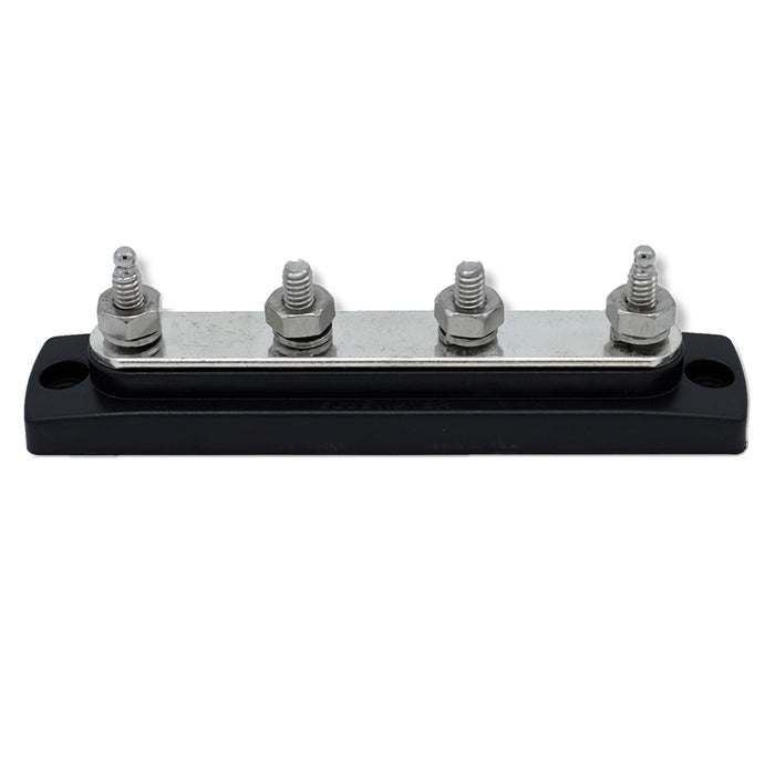 Bluewater Common Stud Busbar 4 Gang  Black 312303B020