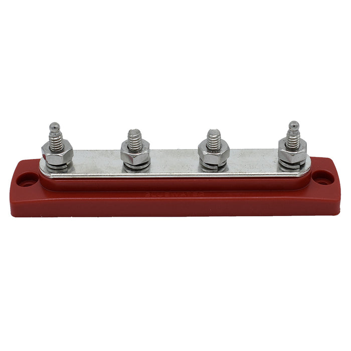 Bluewater Common Stud Busbar 4 Gang  Red 312303B025