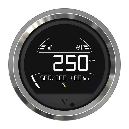 Veratron VL Digital 85 wTriangular Chrome Bezel B00205803