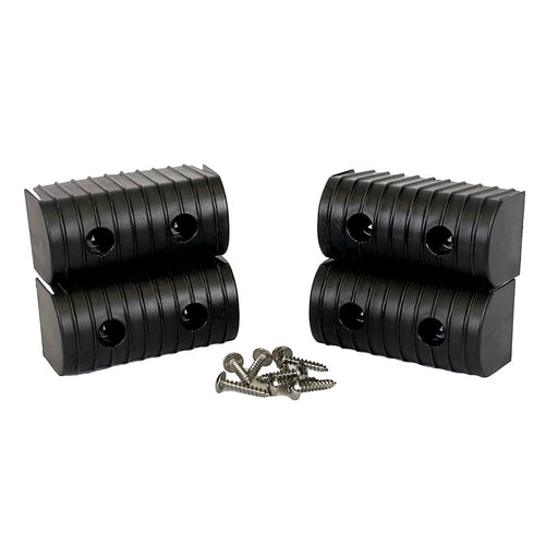 Caliber BunkWrap End Cap 2x4 Black Accessory Kit wStainless Steel Hardware 4Pack 23051BK