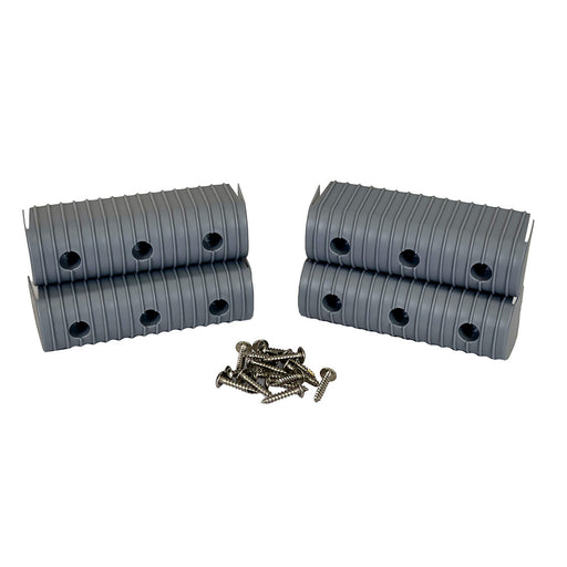 Caliber BunkWrap End Cap 2x6 Grey Accessory Kit wStainless Steel Hardware 4Pack 23053