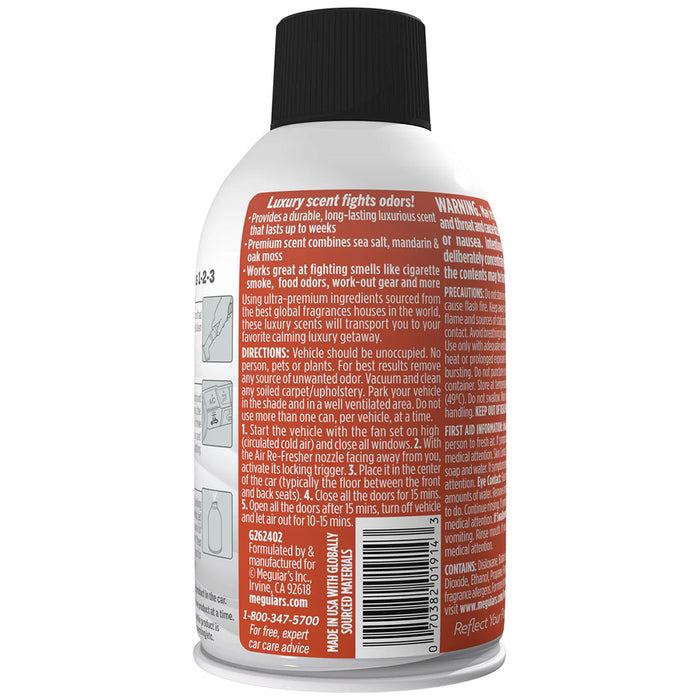 Meguiars Dubai Sands Whole Car Air ReFresher Aerosol  2oz G262402