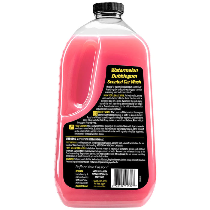 Meguiars Watermelon Bubblegum Scented Car Wash  64oz G250464